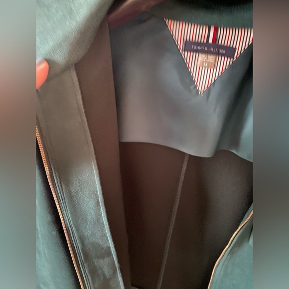 Tommy Hilfiger Faux Suede Jacket Ladies Sz 14 - Picture 3 of 12